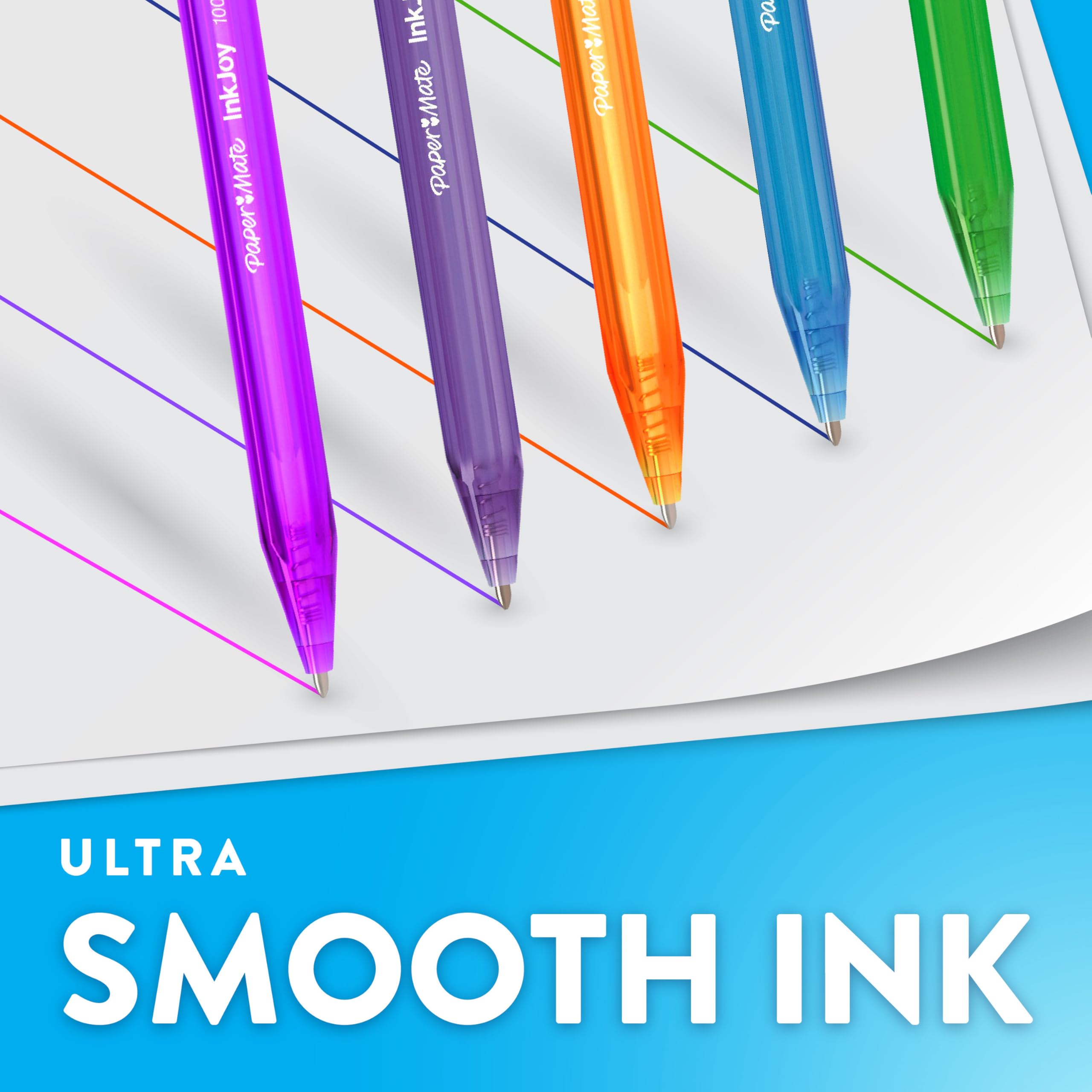 Foto 3 pulgar | Bolígrafos Paper Mate Inkjoy 100rt  Tamaño Mediano  1 Mm  20 Cm - Venta Internacional.