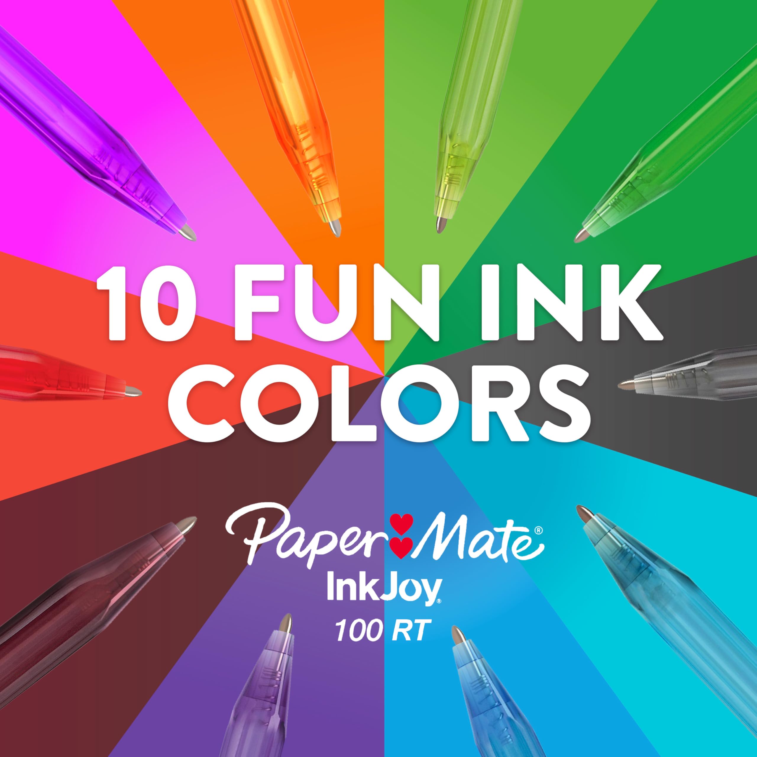 Foto 5 pulgar | Bolígrafos Paper Mate Inkjoy 100rt  Tamaño Mediano  1 Mm  20 Cm - Venta Internacional.