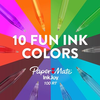 Foto 4 | Bolígrafos Paper Mate Inkjoy 100rt Tamaño Mediano 1 Mm 20 Cm - Venta Internacional.