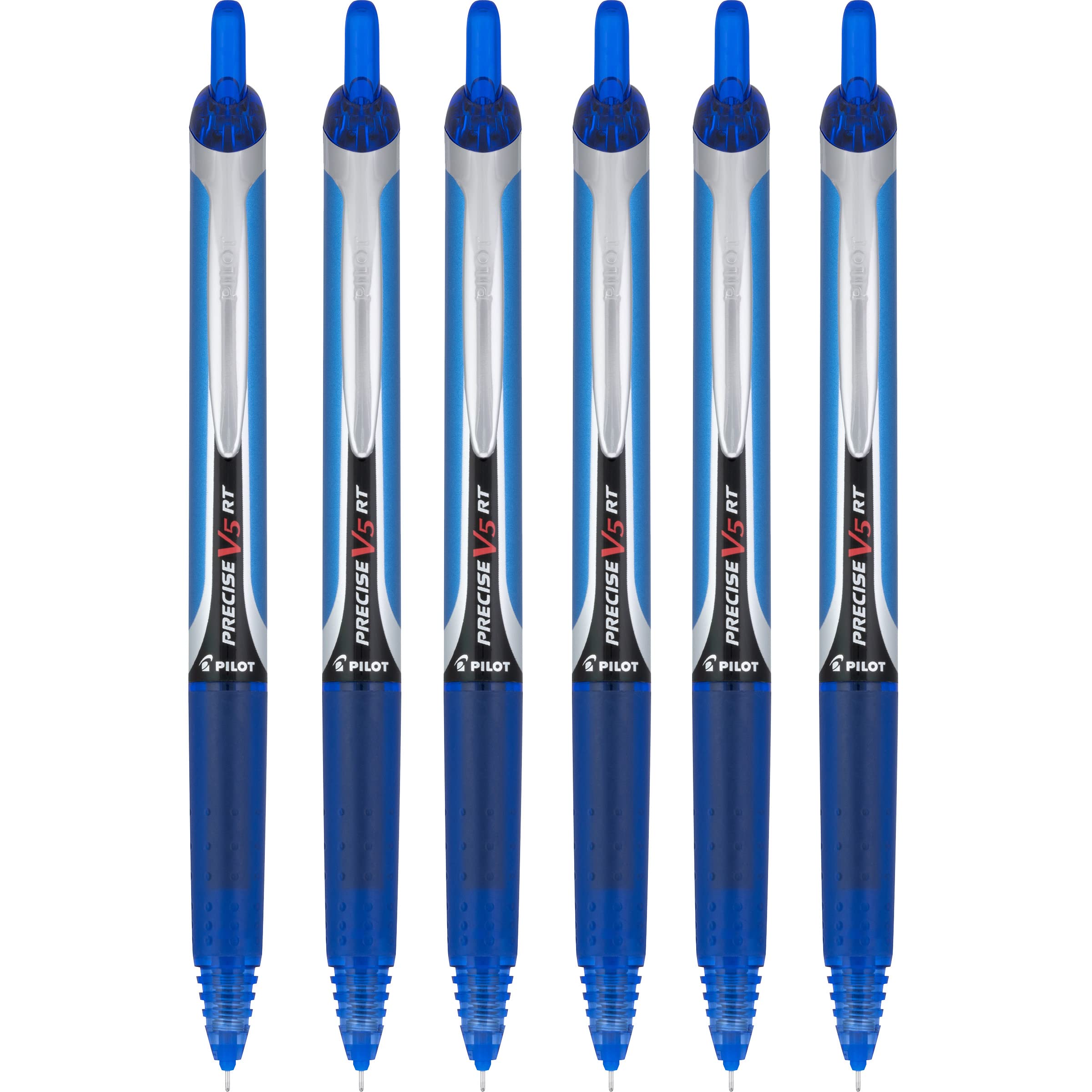 Bolígrafo Pilot Precise V5 De Tinta Azul Retráctil De 0 5 Mm  Paquete De 6 - Venta Internacional.