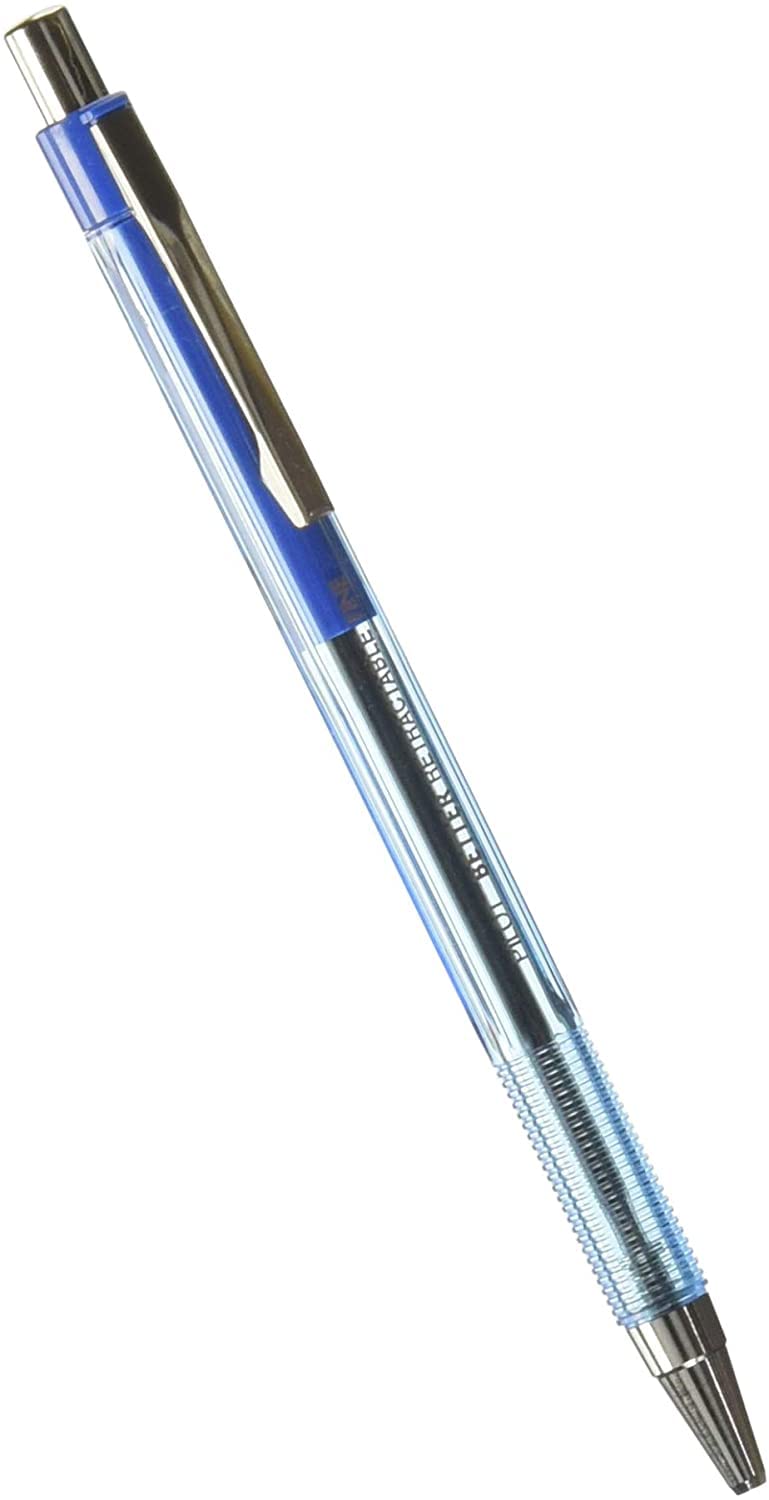 Foto 3 pulgar | Bolígrafos Pilot The Better  Recargables Y Retráctiles  Punta Fina  Tinta Azul  Paquete De 6 - Venta Internacional.