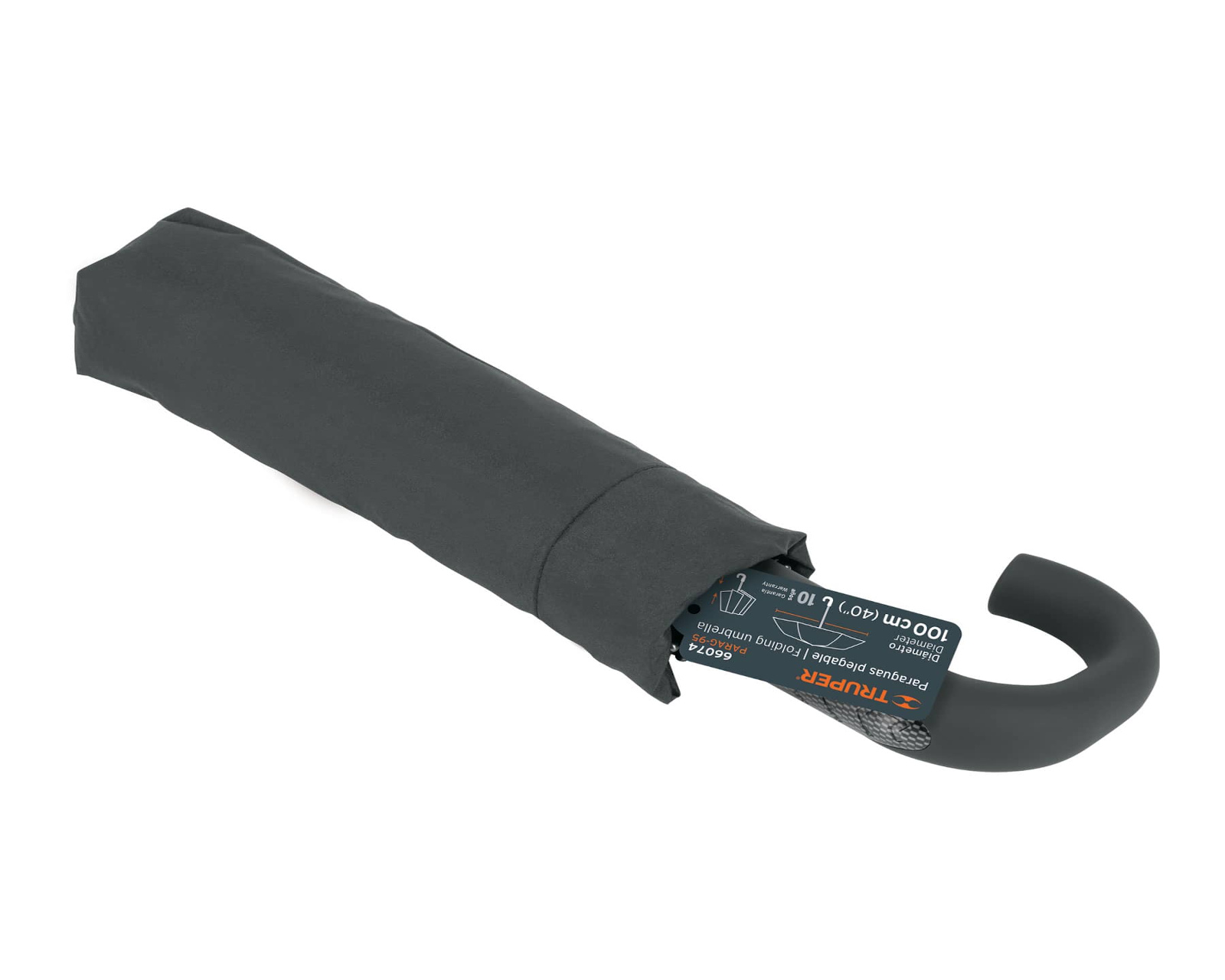 Foto 4 pulgar | Paraguas Truper Parag-95 de 100 cm Sombrilla Compacta