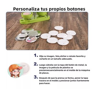 Foto 4 | Kit de Fotoboton y Llaveros + Tijeras