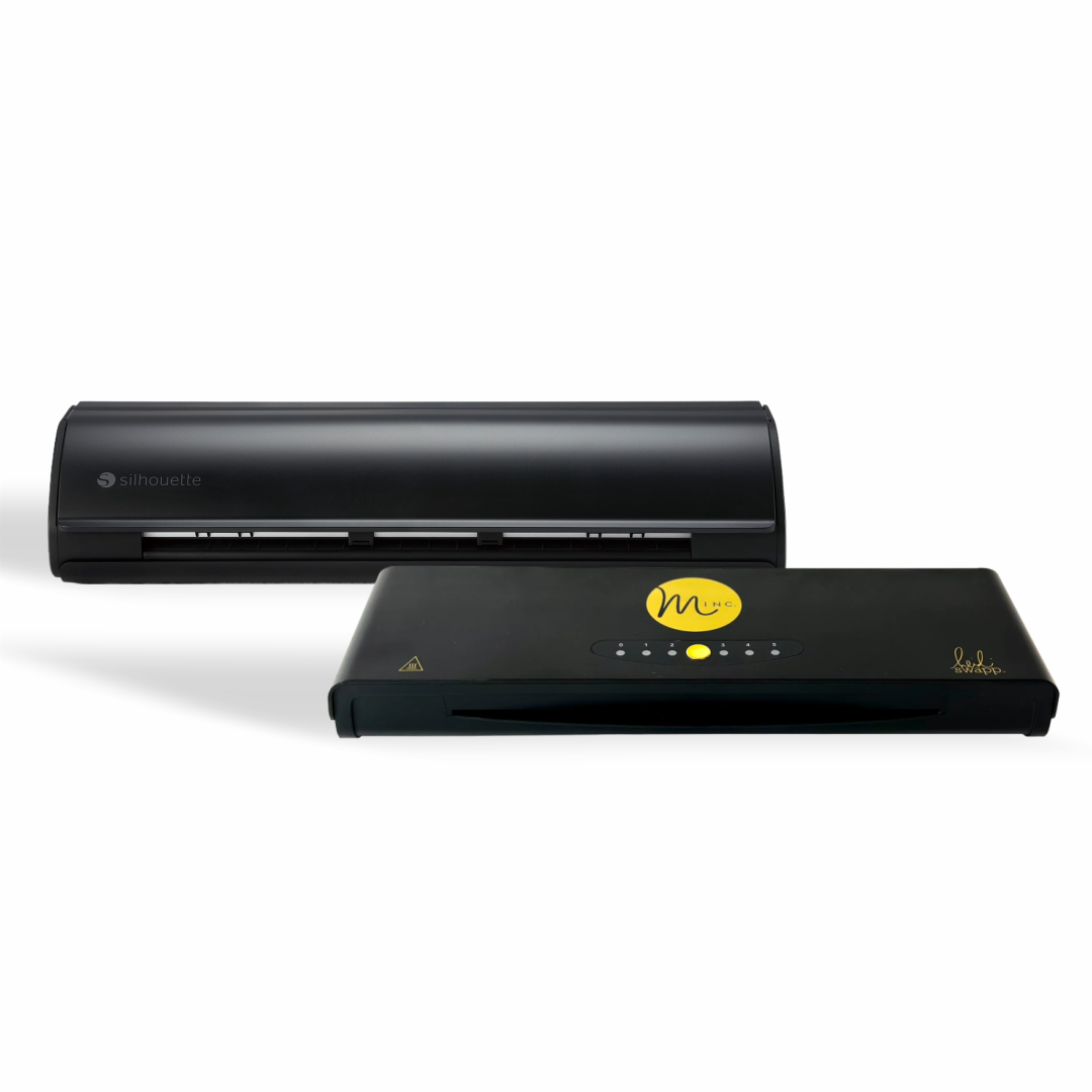 Foto 2 pulgar | Duo Negro Minc Silhouette Cameo 5 + Laminadora 12´´