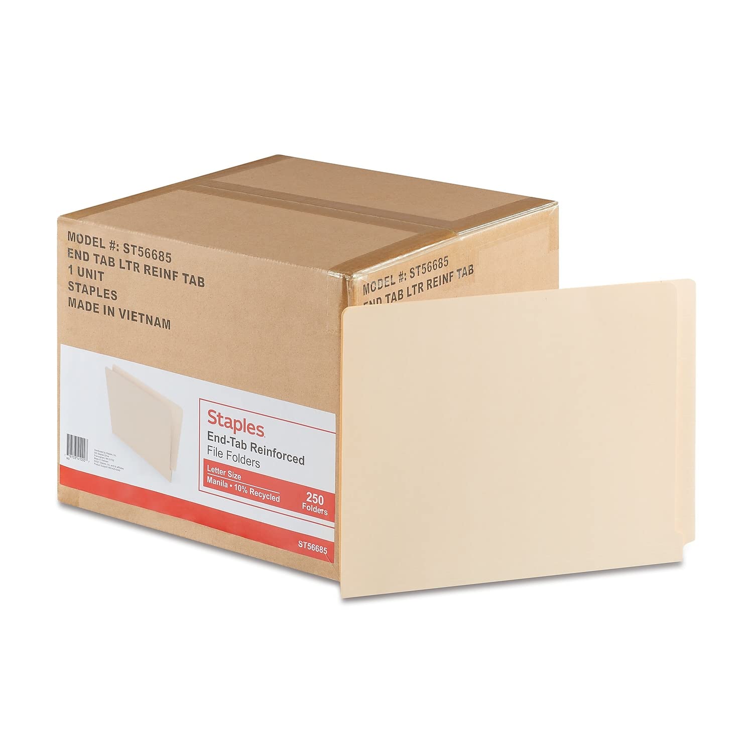 Foto 4 | Carpeta De Archivos Con Grapas, Lengüeta En El Extremo Reforzada, Tamaño Carta, 500 Unidades - Venta Internacional.