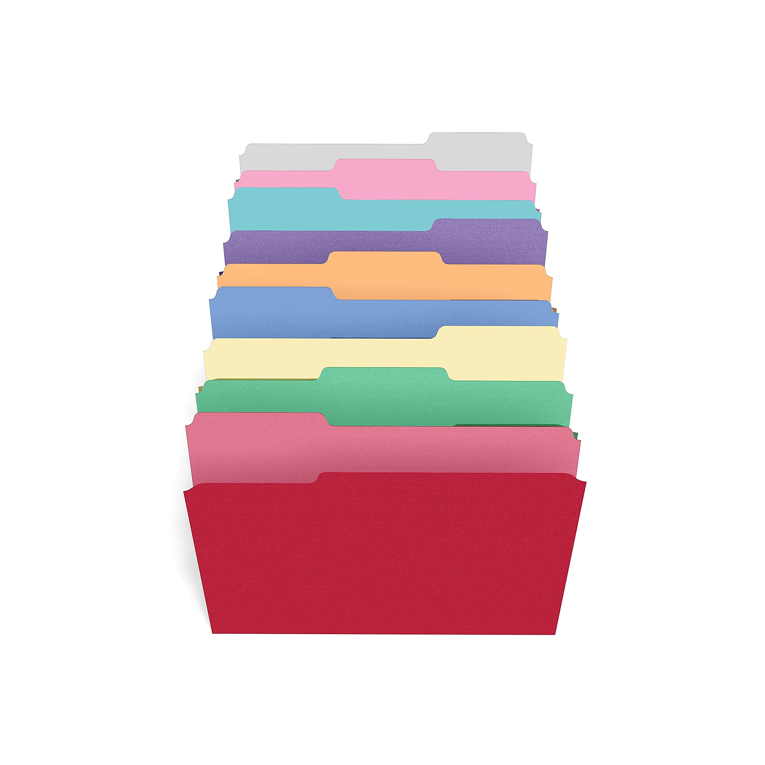 Foto 3 | File Folders Staples 508804, Con 3 Pestañas En La Parte Superior, Color, Letra - Venta Internacional.