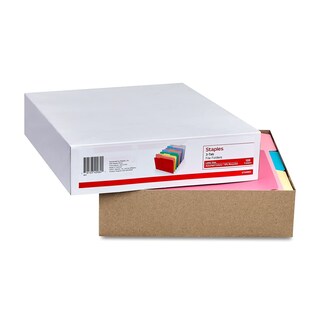 Foto 4 | File Folders Staples 508804, Con 3 Pestañas En La Parte Superior, Color, Letra - Venta Internacional.