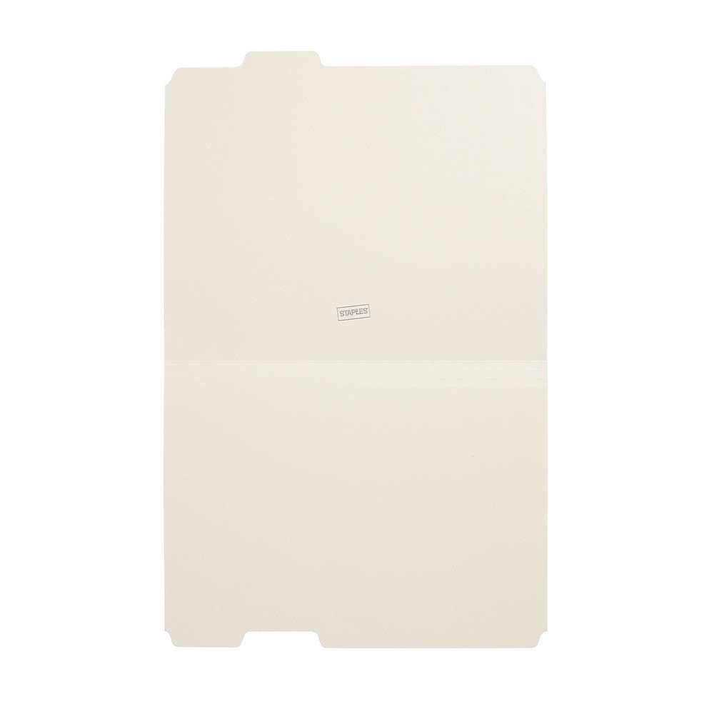 Foto 4 | Carpetas De Archivos Staples 116699, Tamaño Carta, 5 Pestañas, Manila, 100 Unidades - Venta Internacional.