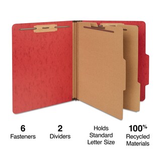 Foto 2 | Carpeta De Clasificación, Grapas, Resistente A La Humedad, Tamaño Carta - Venta Internacional.