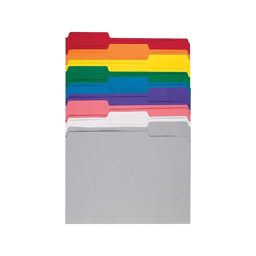 Carpetas De Archivos Staples 502678 Con Lengüeta Superior, Corte 1/3, Tamaño Surtido - Venta Internacional. $1,334