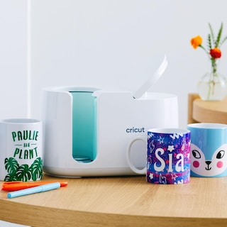 Foto 4 | Mug Press Cricut + 12 Tazas De Cerámica En Blanco De 350 Ml, Color Blanco - Venta Internacional.