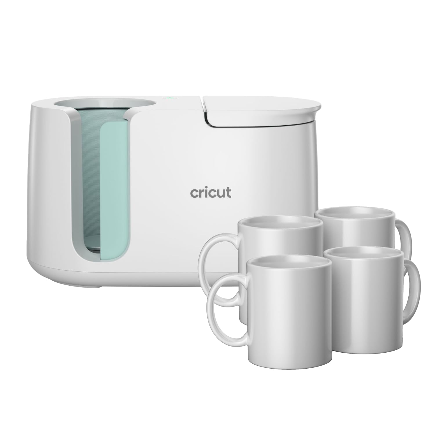 Foto 2 pulgar | Mug Press Cricut + 4 Tazas En Blanco De 350 Ml Cada Una - Venta Internacional.