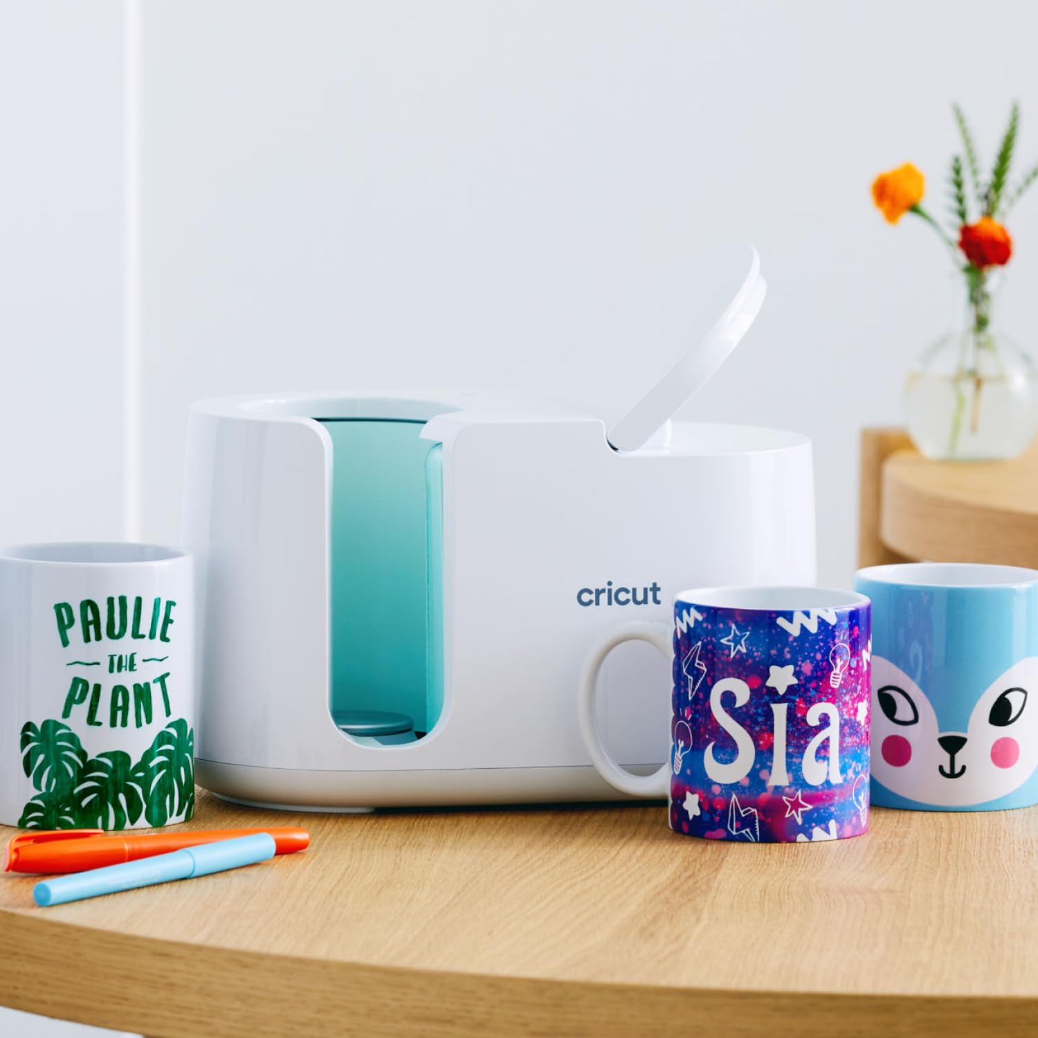 Foto 5 pulgar | Mug Press Cricut + 4 Tazas En Blanco De 350 Ml Cada Una - Venta Internacional.