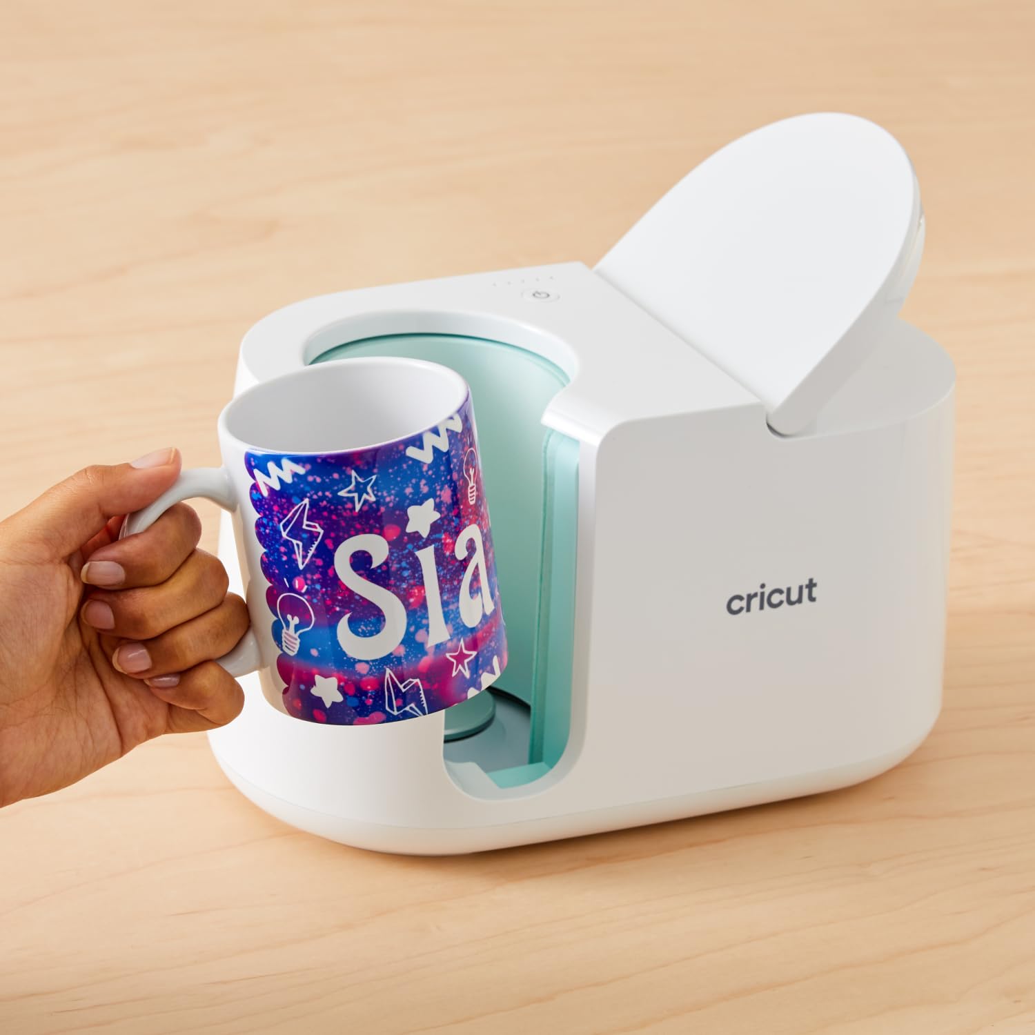 Foto 6 pulgar | Mug Press Cricut + 4 Tazas En Blanco De 350 Ml Cada Una - Venta Internacional.