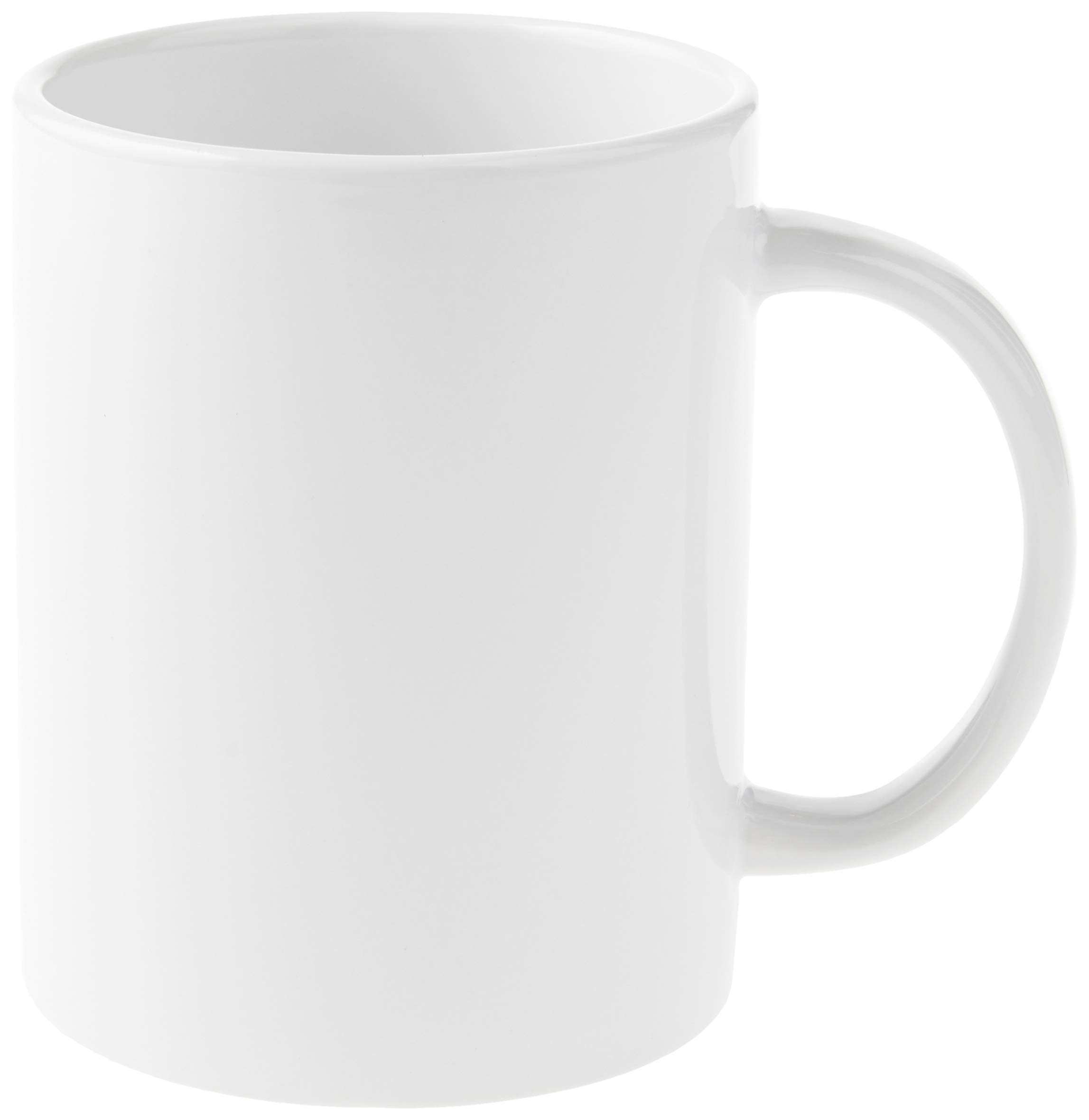Foto 4 | Taza Cricut Biselada En Blanco Con Revestimiento Cerámico, 450 Ml, Sublimación, 6 Unidades - Venta Internacional.