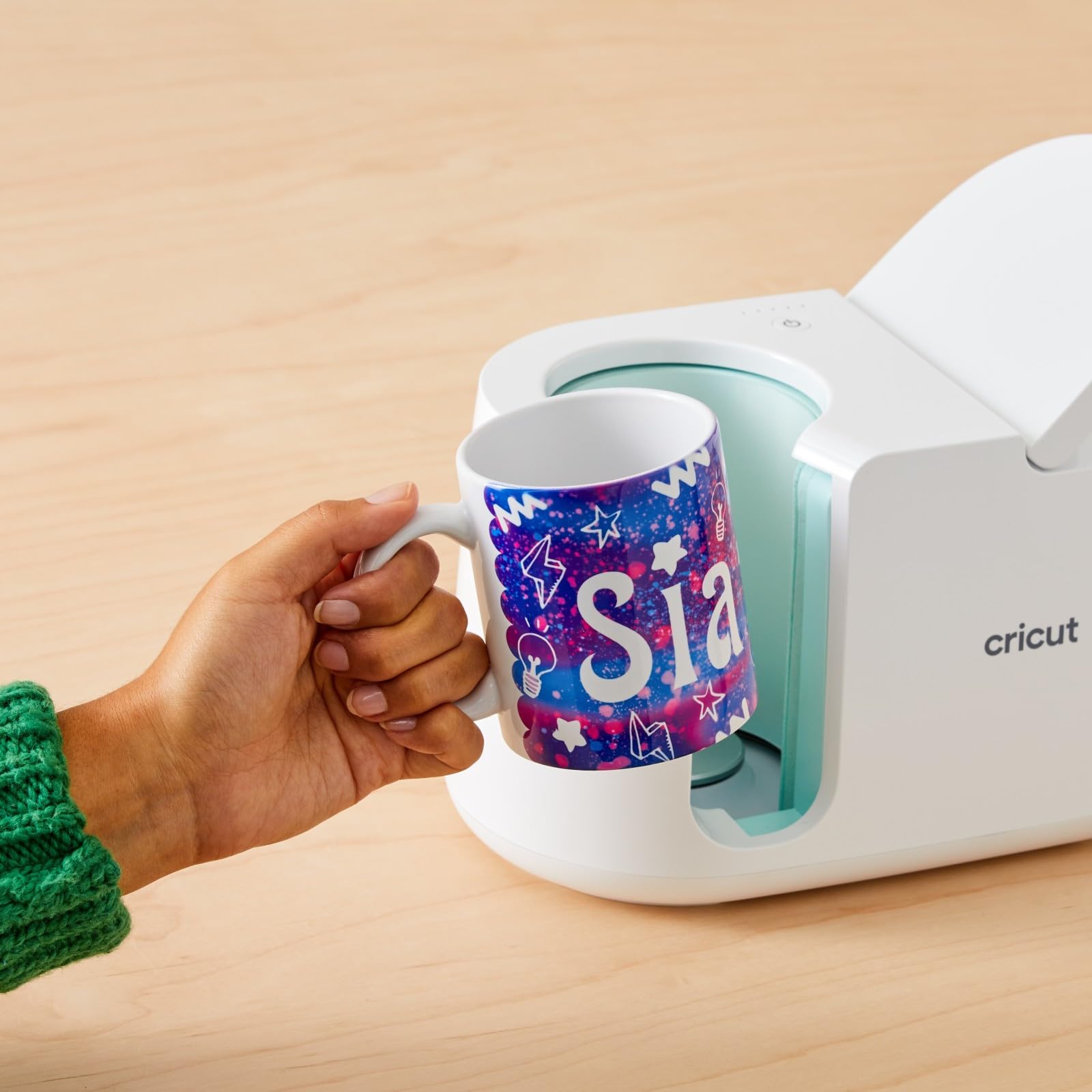 Foto 8 pulgar | Taza Cricut Biselada En Blanco Con Revestimiento Cerámico, 450 Ml, Sublimación, 6 Unidades - Venta Internacional.