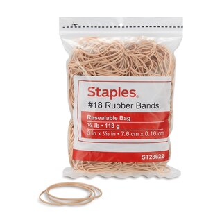 Foto 1 | Bandas Elásticas Staples 646090, Tamaño Económico #18 (paquete De 460) - Venta Internacional.