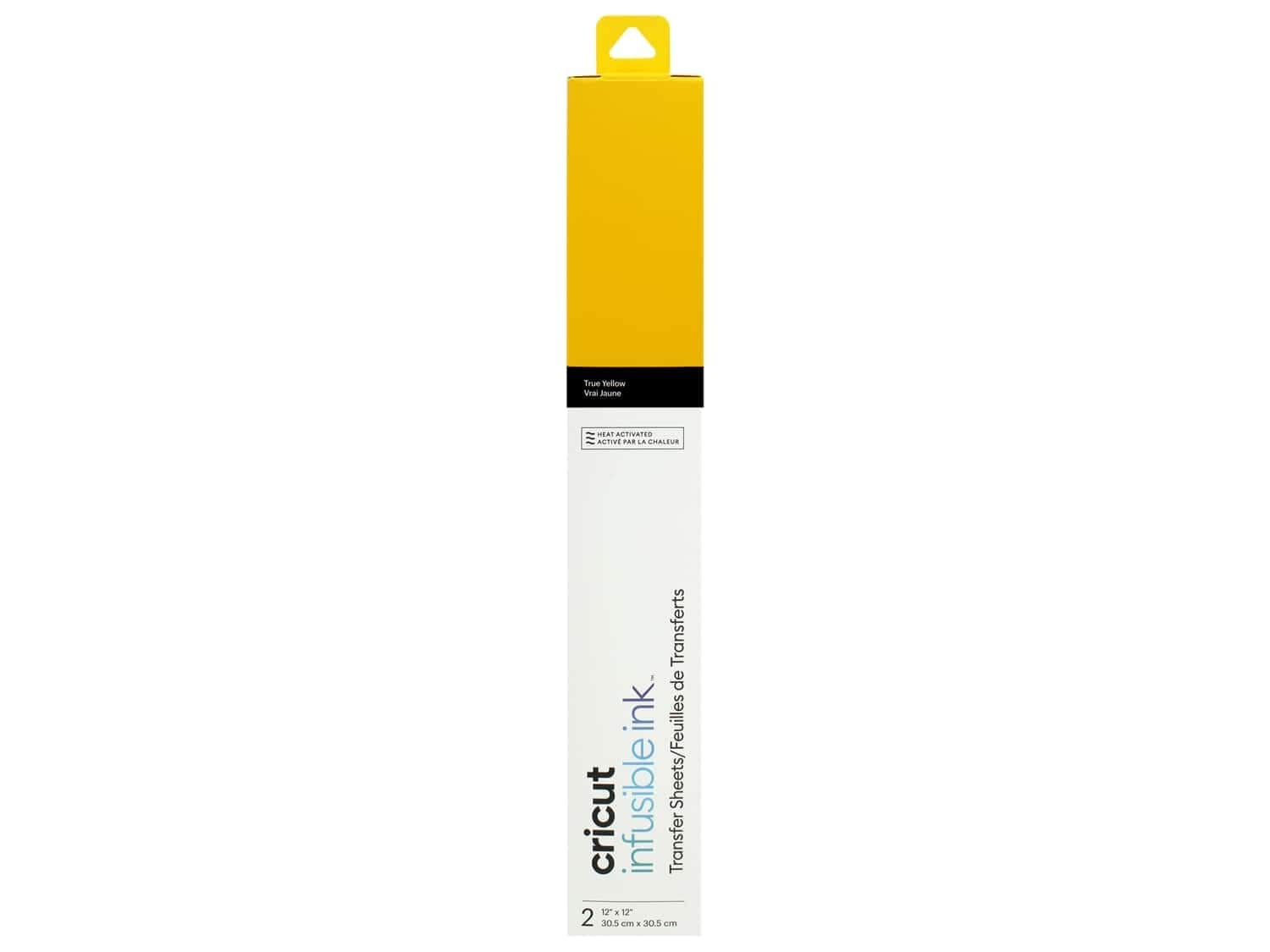 Hojas De Transferencia Cricut 2007498, Tinta Infusible, Color Amarillo Intenso - Venta Internacional. $446