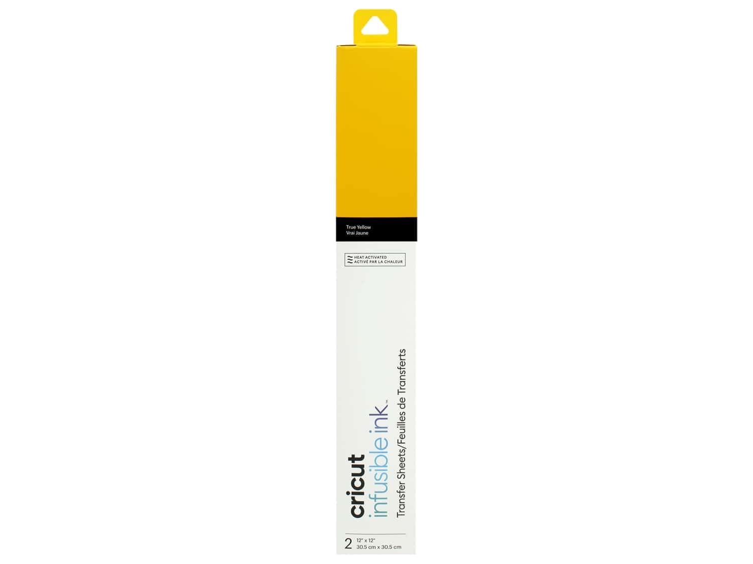 Hojas De Transferencia Cricut 2007498, Tinta Infusible, Color Amarillo Intenso - Venta Internacional.
