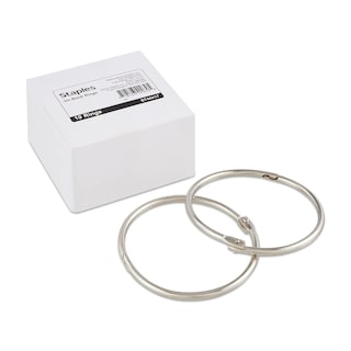 Foto 1 | Anillos Con Hojas Sueltas, Grapas 1804212, 7,62 Cm De Ancho, Paquete De 10 - Venta Internacional.