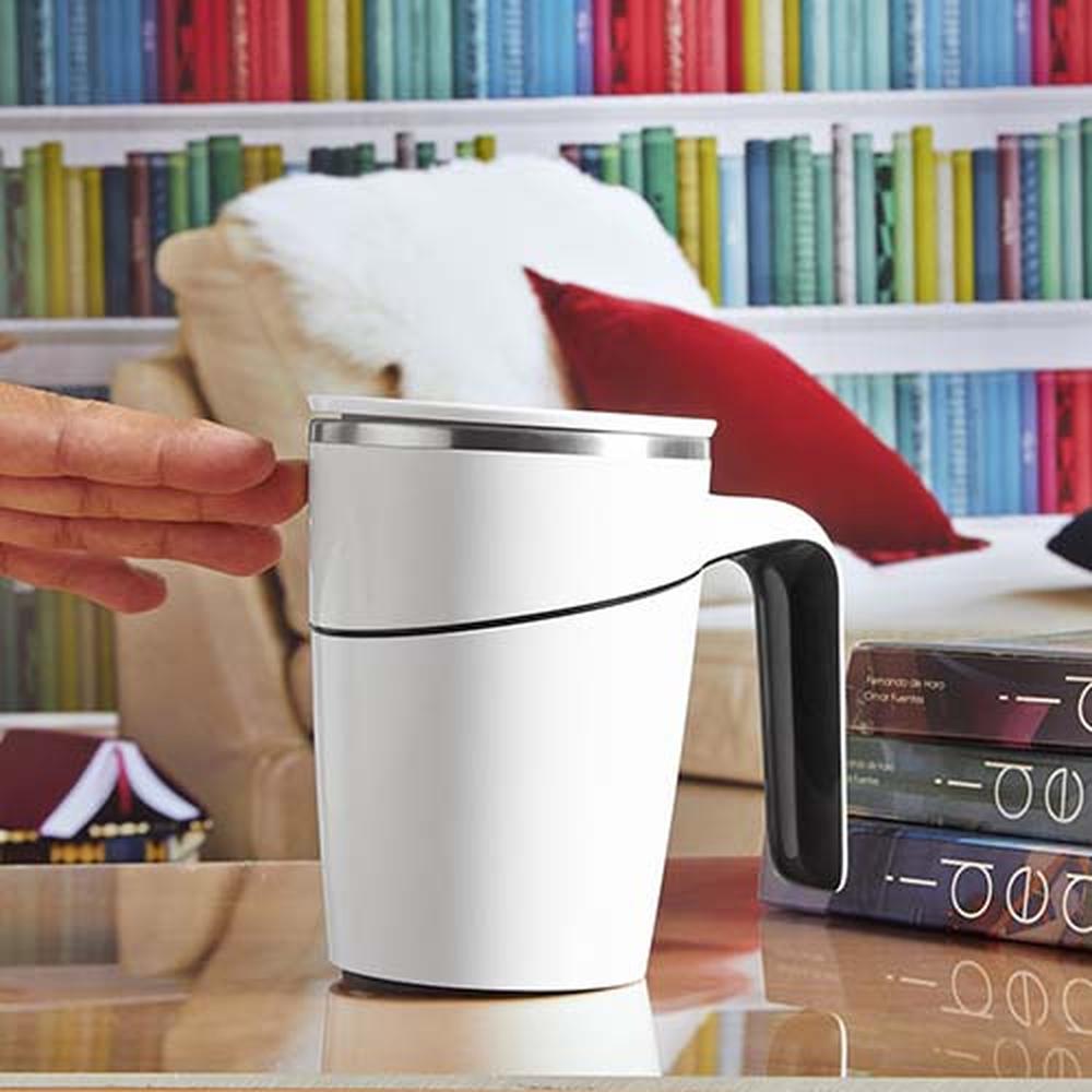 Foto 8 pulgar | Taza Promocional Doble Pared Con Interior Acero Y Tapa Succión-taza