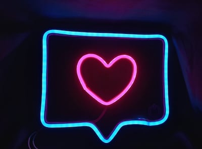 Foto 1 | Letrero Neon Corazón Ultra Brillo Acrilico Grueso Premium