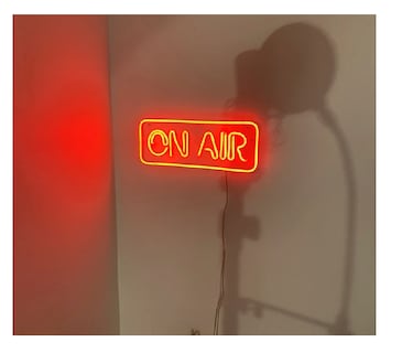 Foto 3 | Letrero Luz Neón Led On Air Estudio Con Control Atenuador