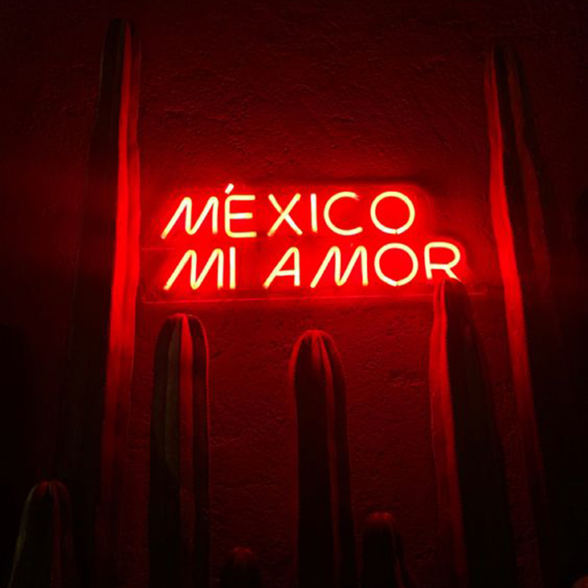 Foto 3 pulgar | Letrero Luz Neón "México Mi Amor" con Control Remoto 20x60 cm