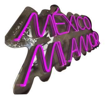 Foto 1 | Letrero Luz Neón "México Mi Amor" con Control Remoto 16x50 cm