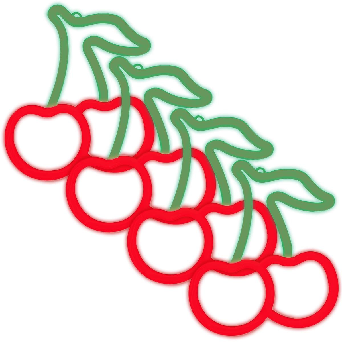 Letrero De Cerezas Led Ventdepot Mxryt-004 4piezas Rojo $1,960