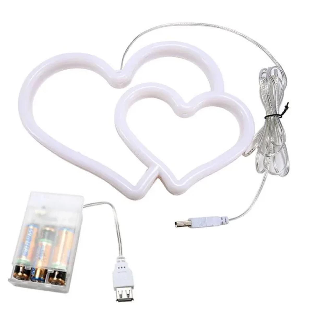 Foto 3 | Letrero Led Corazón Ventdepot Mxvoe-001 1pieza Rojo