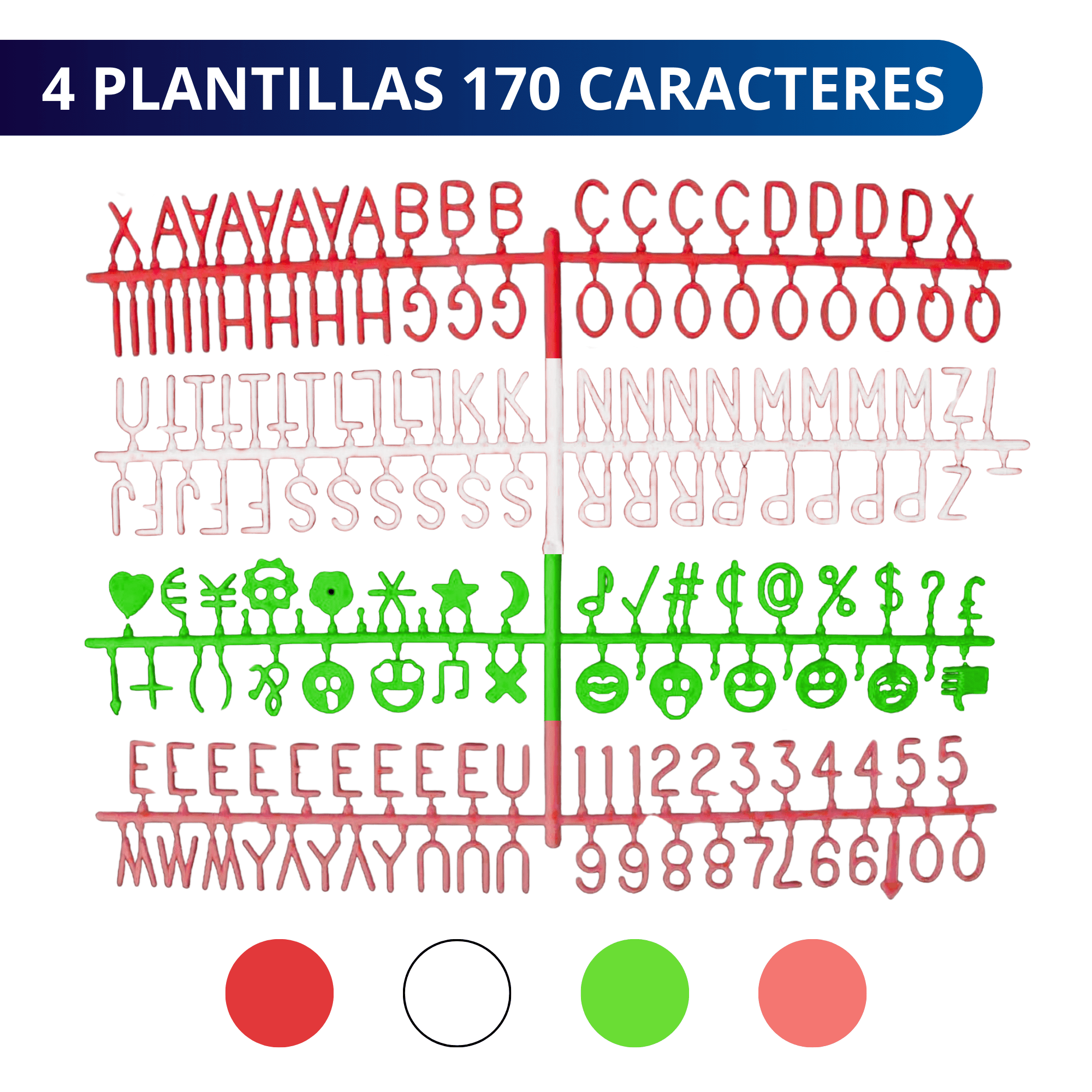 Foto 9 pulgar | Pizarrón Negro Ecomlab + Juego de Letras Removibles