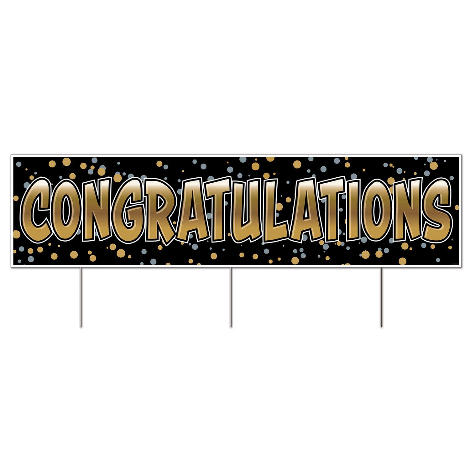 Letrero Congratulations 30 X 120 Cm - Venta Internacional