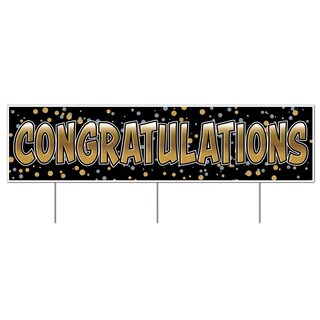 Foto 1 | Letrero Congratulations 30 X 120 Cm - Venta Internacional