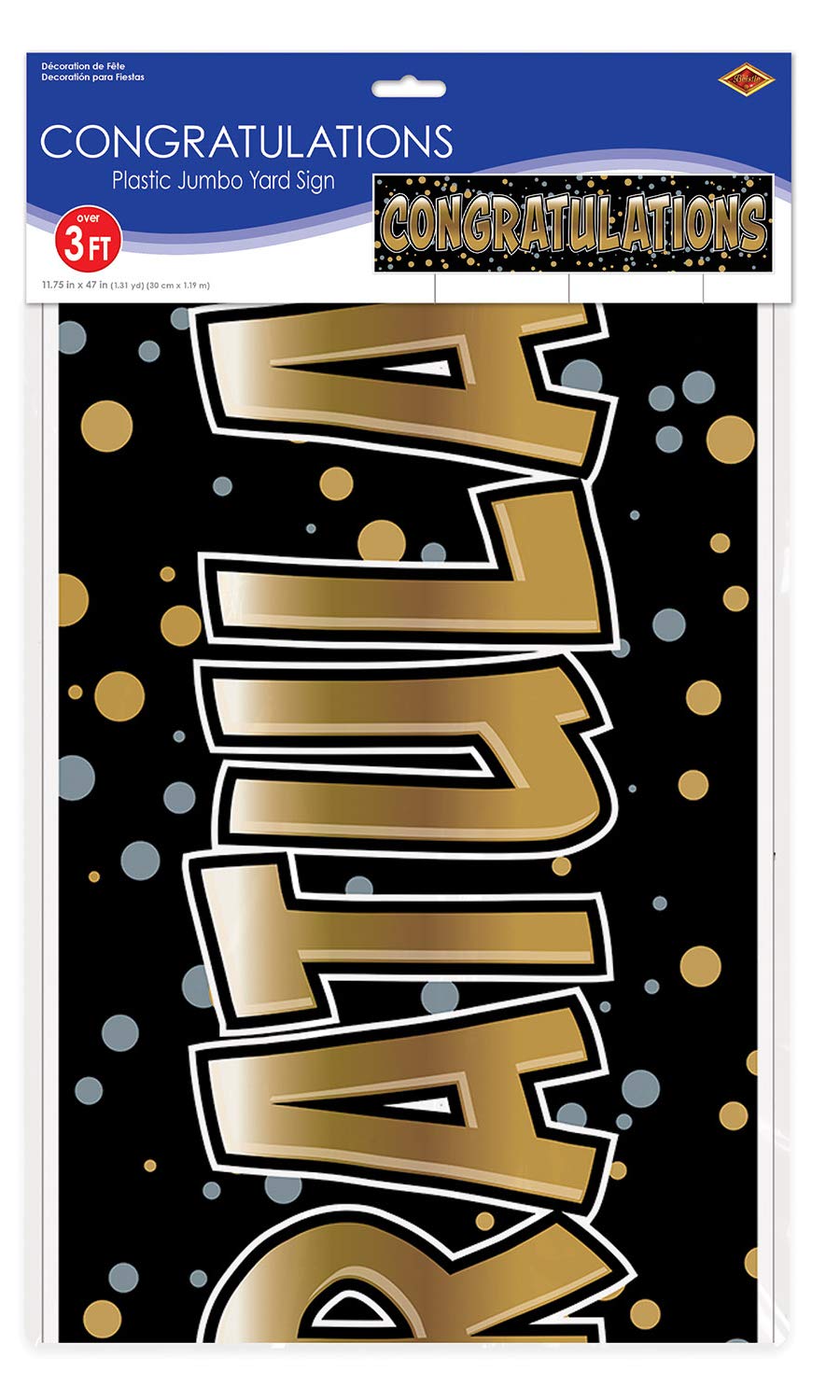 Foto 5 pulgar | Letrero Congratulations 30 X 120 Cm - Venta Internacional