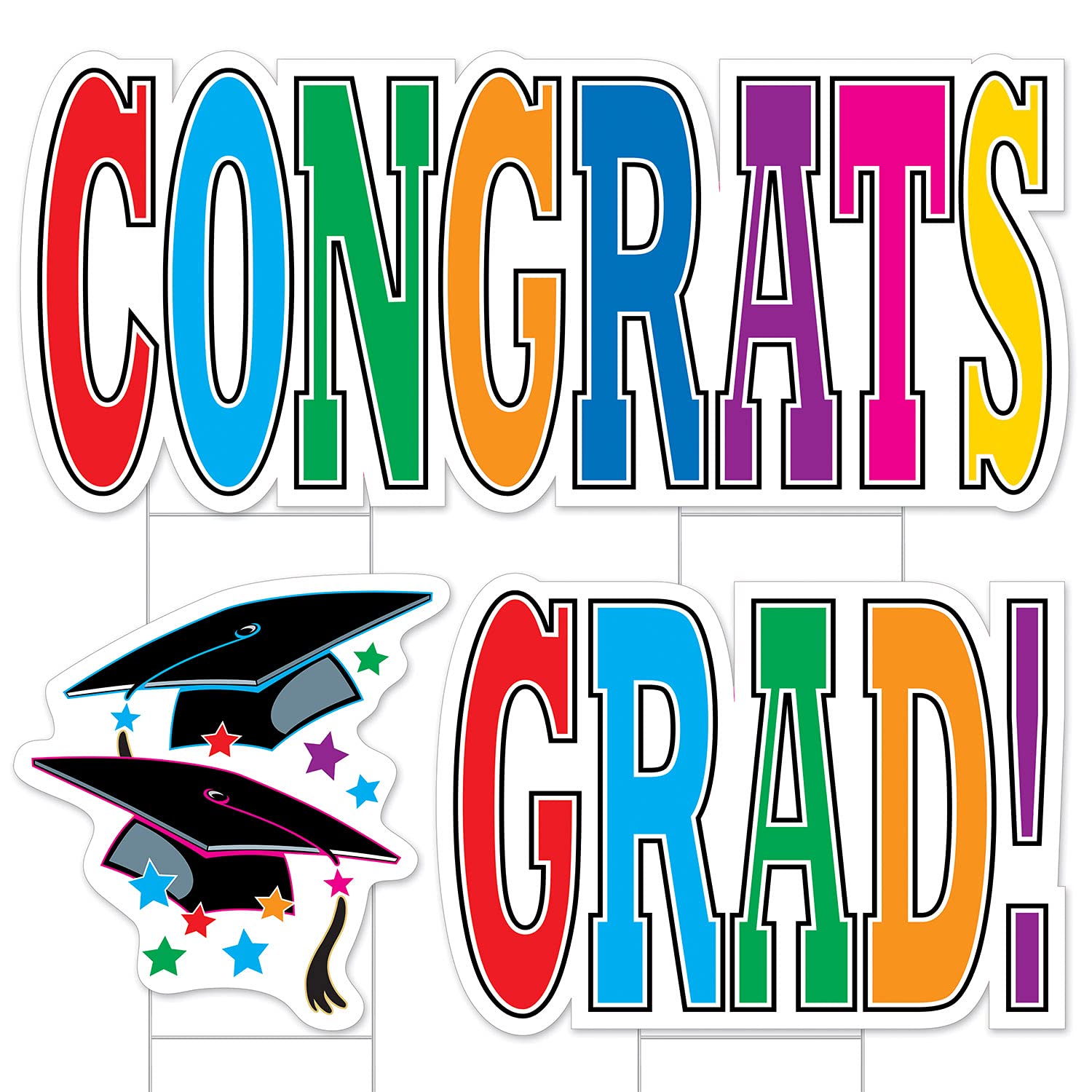 Letrero Beistle Jumbo Congrats Grad - Venta Internacional
