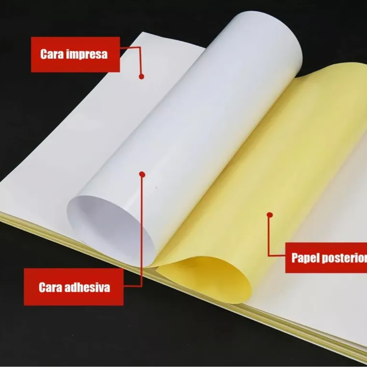 Foto 4 pulgar | 50 Hojas Papel Fotográfico Autoadhesivo Para Impresoras De Chorro Eo Safe Imports Esi-20481 Blanco