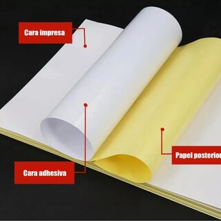 Foto 3 | 50 Hojas Papel Fotográfico Autoadhesivo Para Impresoras De Chorro Eo Safe Imports Esi-20481 Blanco