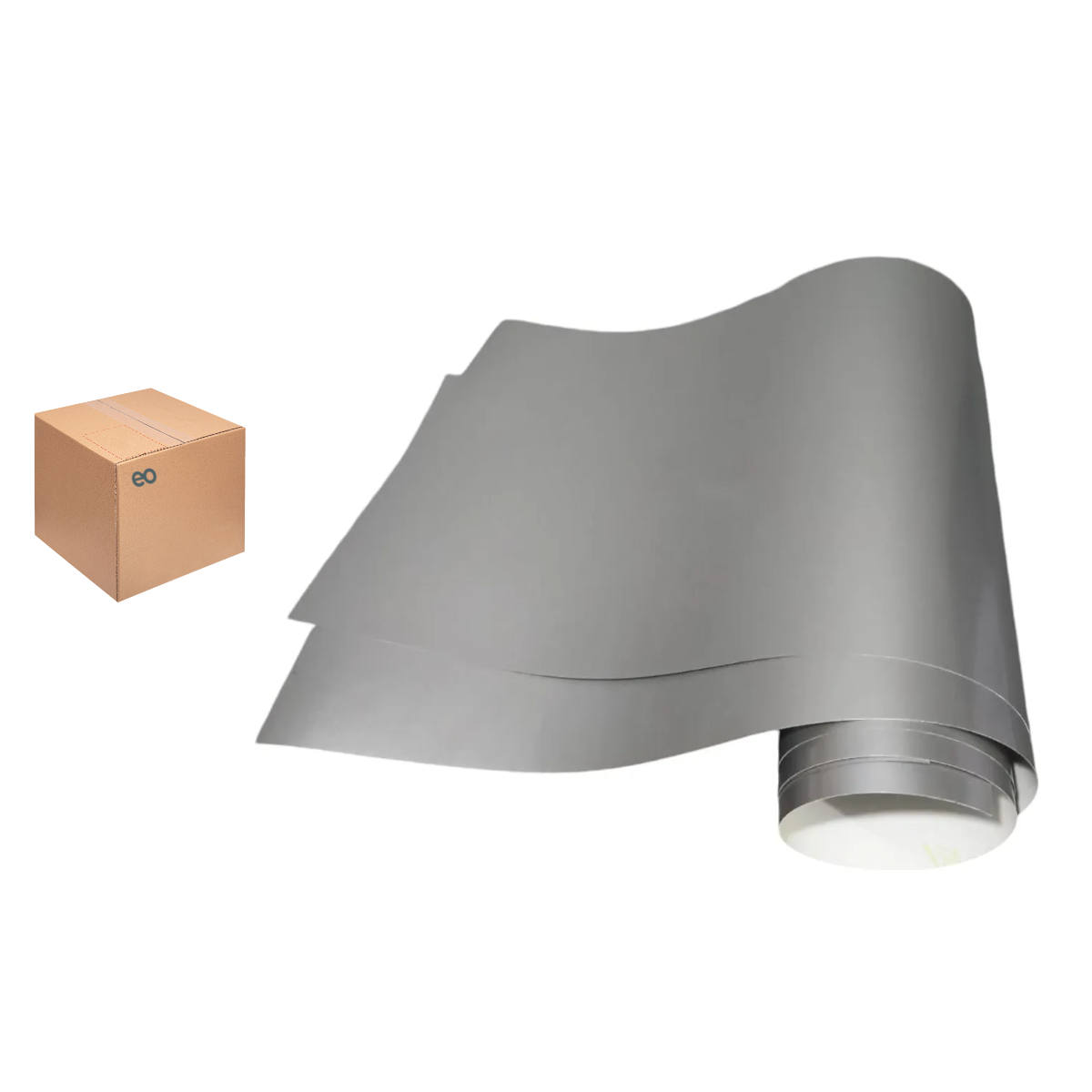 Dos Pliegos De Vinil Adhesivo De Calidad 30cm Eo Safe Imports Esi-20457 Plata