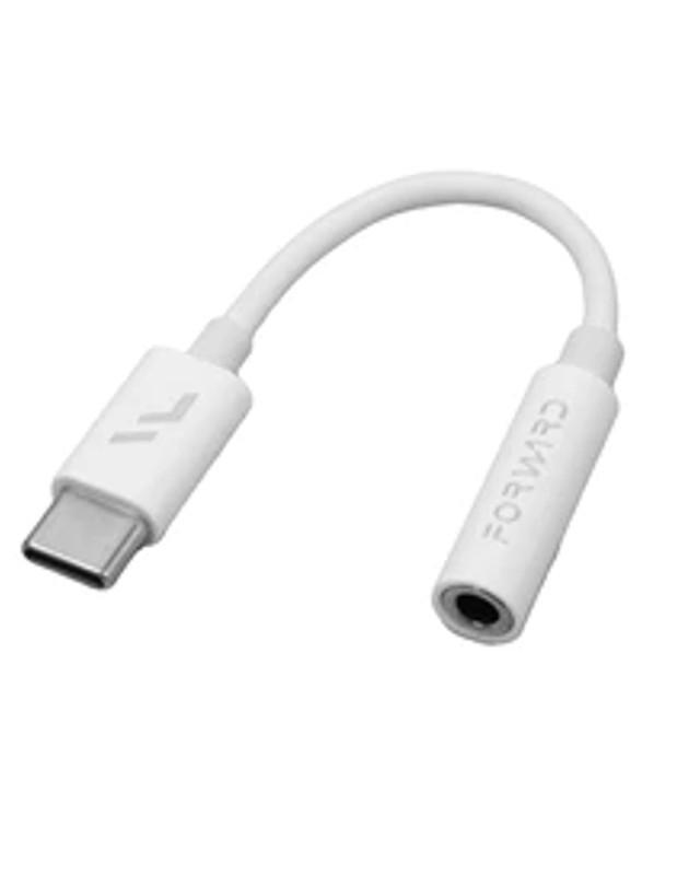 Cable Forward Tipo C A 3.5mm Color Blanco