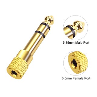 Foto 5 | Adaptador De Conector De Audio Vce De 6,35 Mm (1/4 Pulgadas) Macho A 3,5 Mm (1/8 Pulgadas) - Venta Internacional.