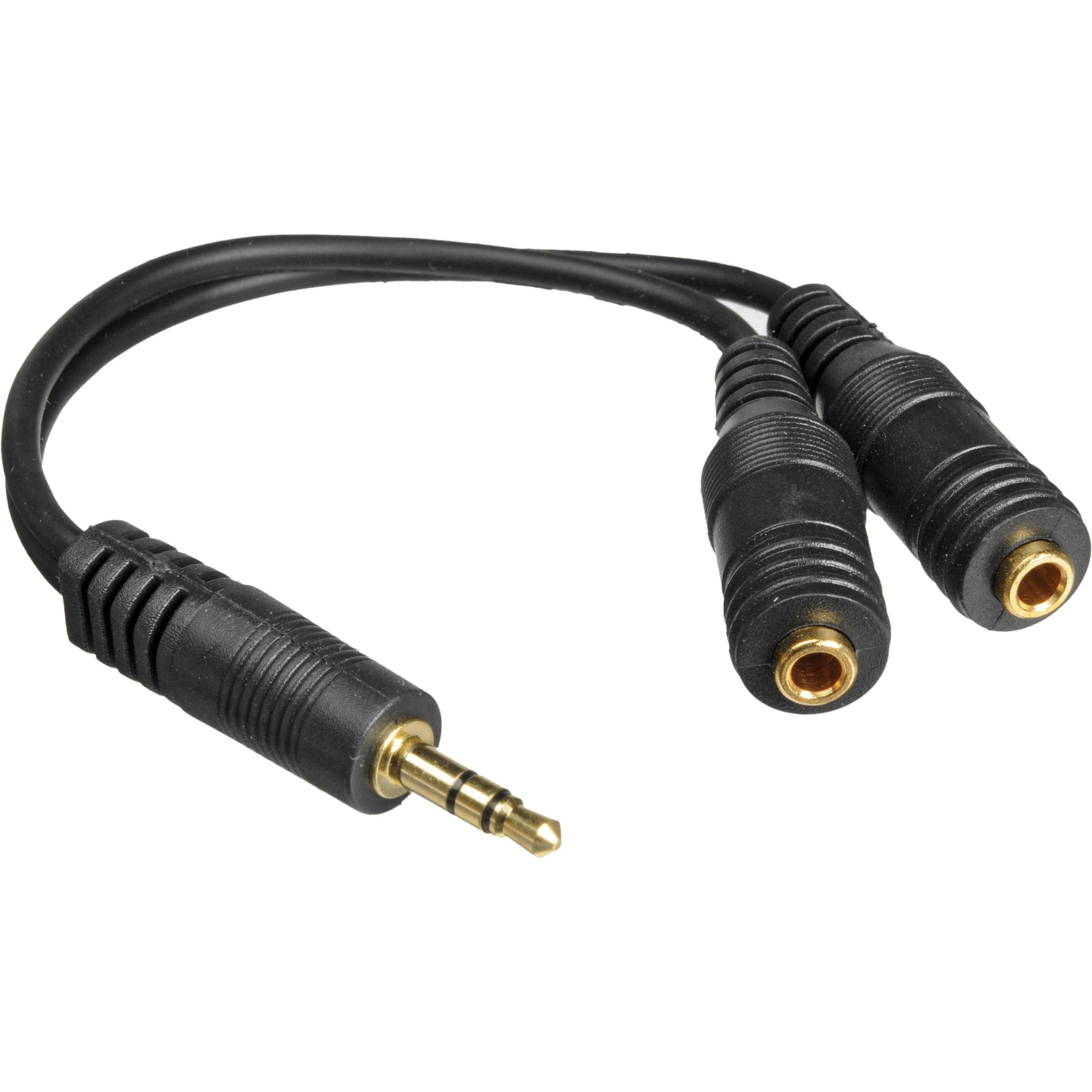 Foto 2 | Divisor De Cable De Audio Belkin F8v234, Altavoz Aux De 3,5 Mm, Negro - Venta Internacional.