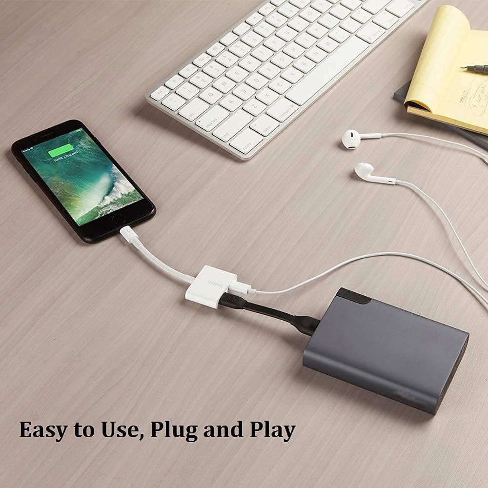 Foto 3 | Adaptador Dual Lightning Para Dividir Y Cargar Iphone, 2 Unidades - Venta Internacional.