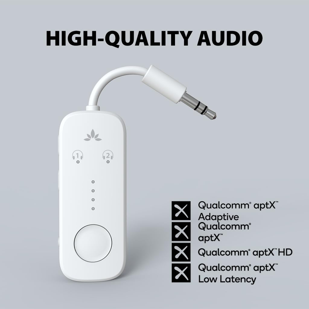 Foto 4 pulgar | Adaptador Bluetooth 5.3 Avantree Relay Para Avión Y Tv - Venta Internacional.