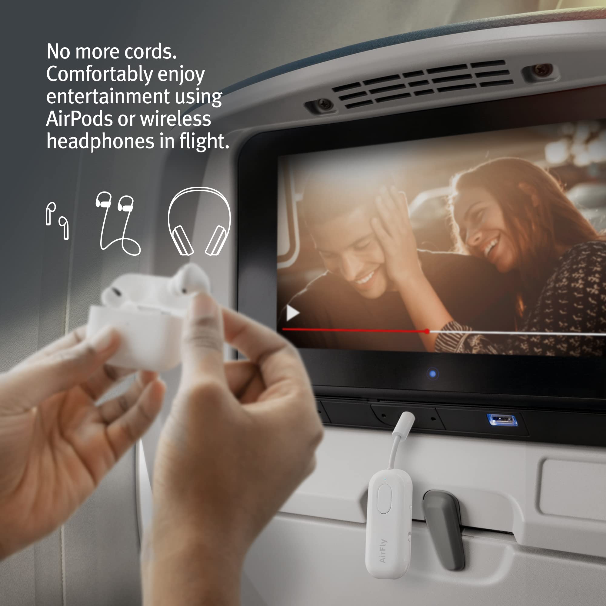 Foto 3 pulgar | Transmisor/receptor Bluetooth 5.0 Twelve South Airfly Pro - Venta Internacional.