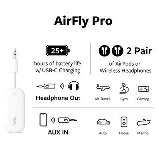 Foto 3 | Transmisor/receptor Bluetooth 5.0 Twelve South Airfly Pro - Venta Internacional.
