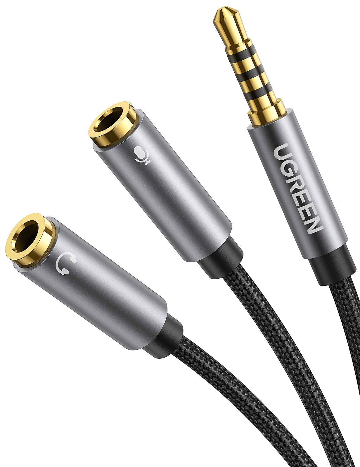 Foto 2 | Divisor De Auriculares Ugreen De 3,5 Mm, 2 Hembras A 1 Macho Con Usb-c - Venta Internacional.