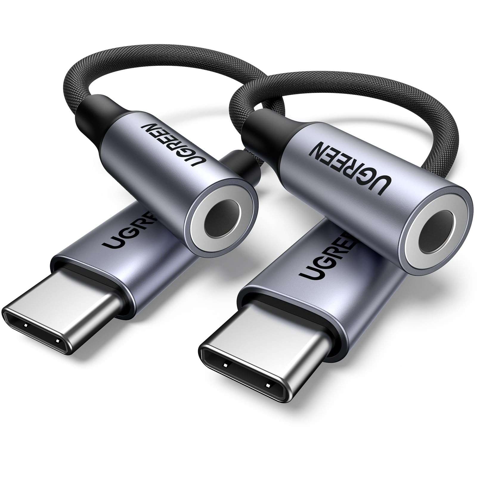 Adaptador De Audio Usb C A 3,5 Mm Ugreen Para Iphone Ipad Gris - Venta Internacional.