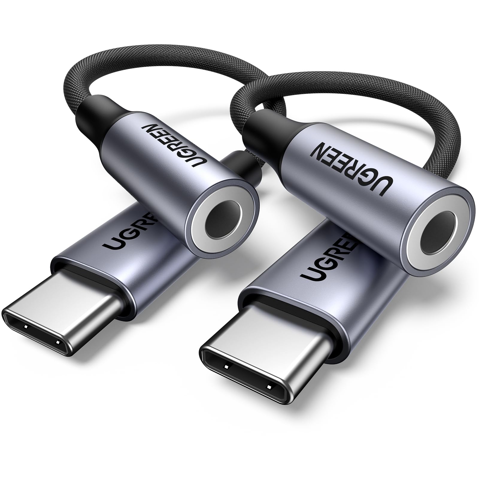 Foto 1 | Adaptador De Audio Usb C A 3,5 Mm Ugreen Para Iphone Ipad Gris - Venta Internacional.