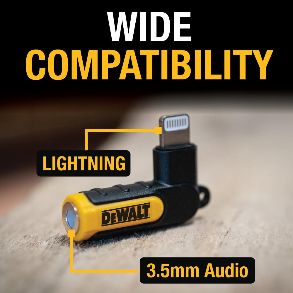 Foto 7 | Adaptador Dewalt De 90 Grados Lightning Hembra A 3.5 Mm Macho - Venta Internacional.